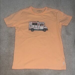 Crewcuts Kids Peach Ice Cream Truck Tee